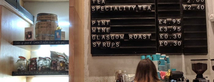 Gordon St Coffee is one of Glasgow.