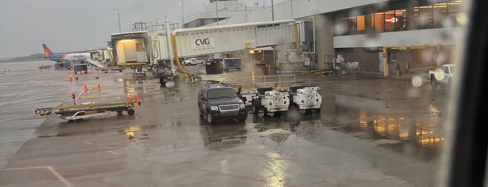 Gate A13 is one of Cincinnati Airport.