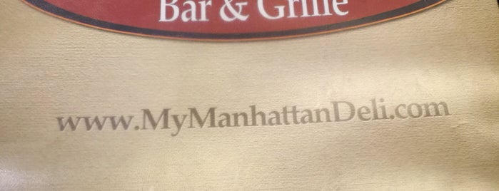 Manhattan Deli Bar and Grille is one of Check this out.