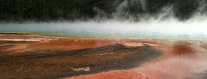 Grand Prismatic Spring is one of Driving around 48 states in United States.