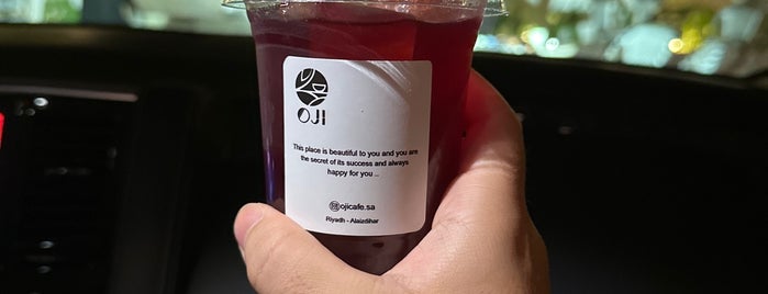 OJI is one of Coffee shops | Riyadh ☕️🖤.