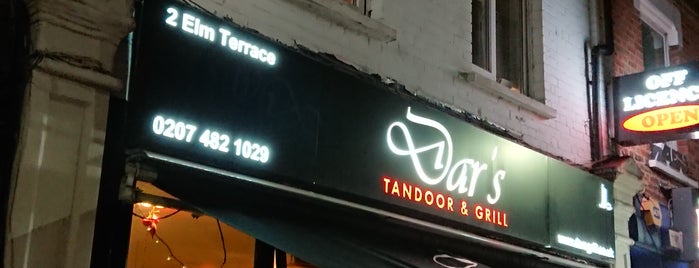 Dar's Tandoor & Grill is one of North London.