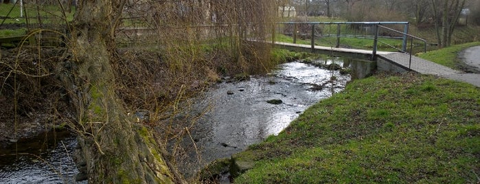 Mostek přes řeku Loučnou is one of Best Places Litomyšl.
