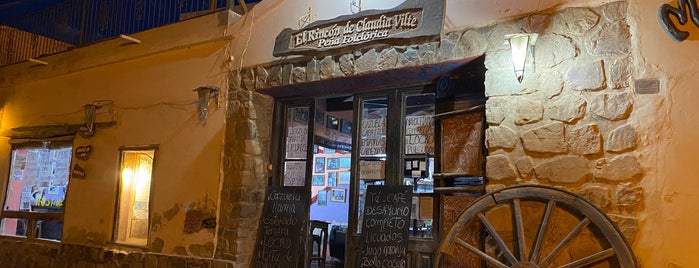 El Rincón de Claudia Vilte is one of roteiro chile restaurantes.