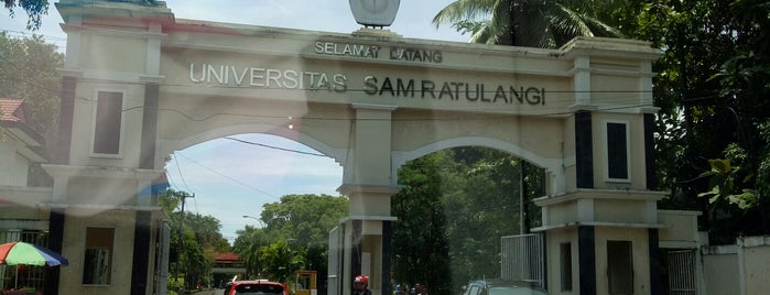 Universitas Sam Ratulangi (UNSRAT) is one of Manado Spot.
