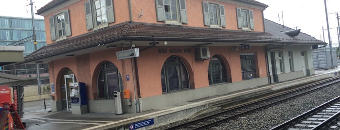 WSB Aarau Bahnhof is one of Train Stations 1.