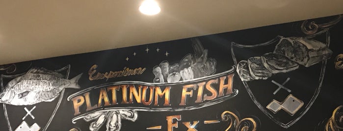 白金魚 PLATINUM FISH Ex is one of 飲食店食べに行こう.