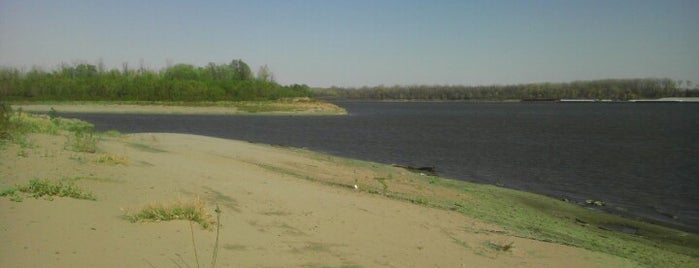 Canoe/Kayak Access on Mississippi River at Columbia Bottoms is one of Parks in St. Louis City MO.