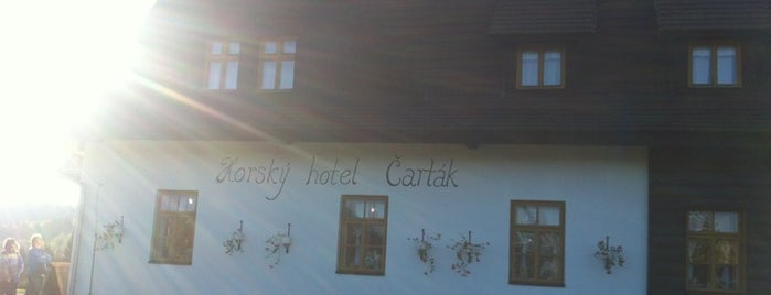Horský hotel Čarták is one of Turistické chaty SK, CZ, PL.