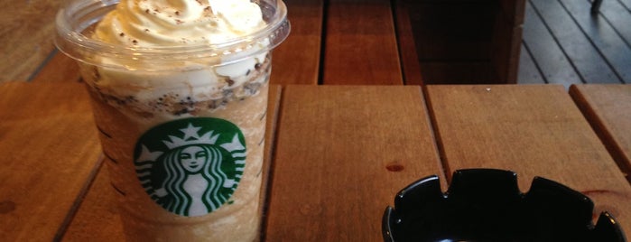 Starbucks is one of Coffee + Bakery.