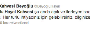 Hayal Kahvesi Beyoğlu is one of İyi insanlar tarafından yönetilen işletmeler.