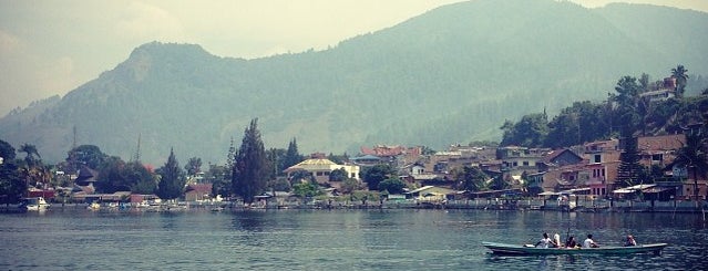 KMP Ferry Tao Toba Ajibata is one of Must-visit Lakes in Samosir.