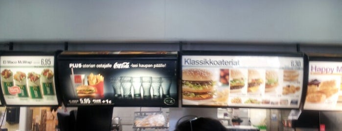 McDonald's is one of Helsinki.