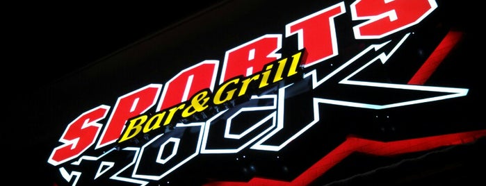 Sports Rock Bar & Grill is one of Tempat yang Disukai Kurt.