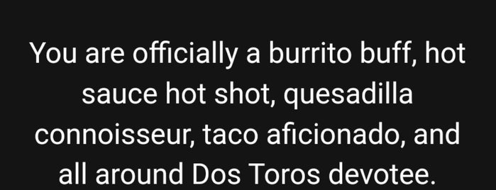 Dos Toros Taqueria is one of New: DC 2023 🆕.