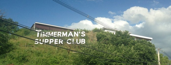 Timmerman's Supper Club is one of Dubuque, IA-Galena, IL.
