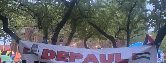 DePaul University Quad is one of places to go.