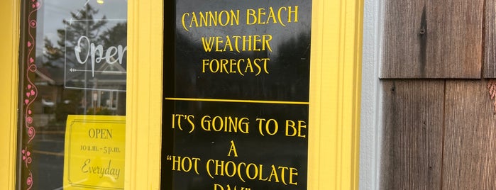 Chocolate Cafe is one of Cannon Beach, OR.