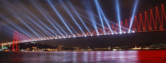 Boğaziçi Köprüsü is one of İstanbul'da En Çok Check-in Yapılan Mekanlar.