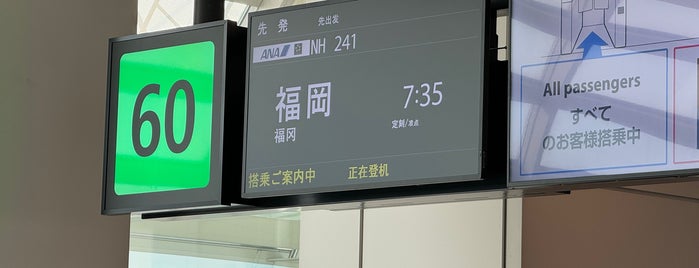 Gate 60 is one of 羽田空港ゲート/搭乗口.