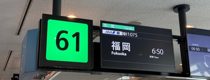 搭乗口61 is one of HND Gates.