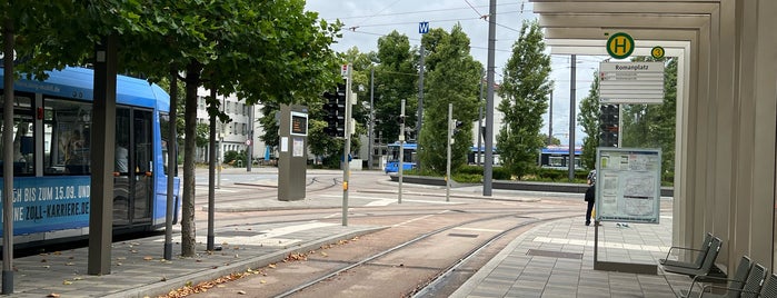 H Romanplatz is one of Bushaltestellen München (Ne - Sk).