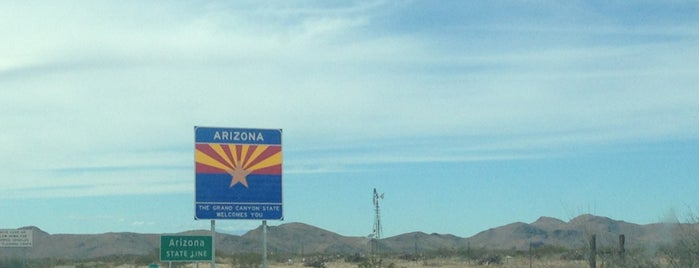 NM / AZ State Line is one of out on the road.
