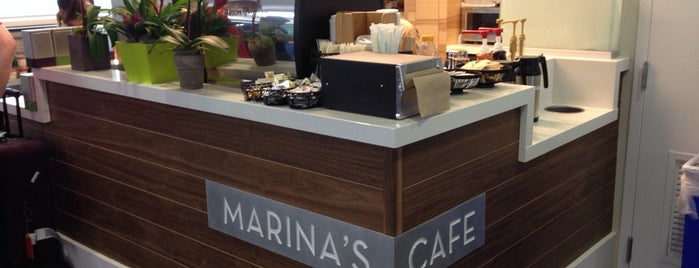 Marina's Cafe is one of Lugares favoritos de Vanessa.