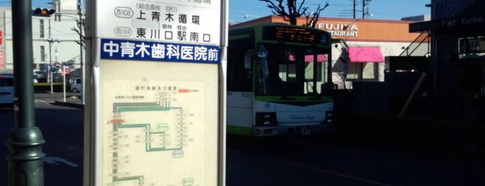 青木中央通りバス停 is one of bus terminal.