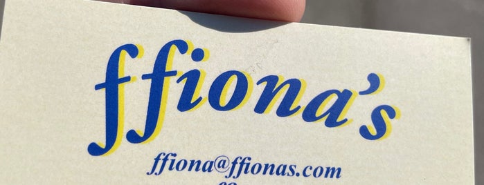 Ffiona’s is one of LDN - Restaurants.