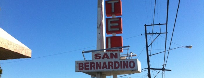 San Bernardino Motel is one of Nikki's Vintage L.A. Signs (including OC).