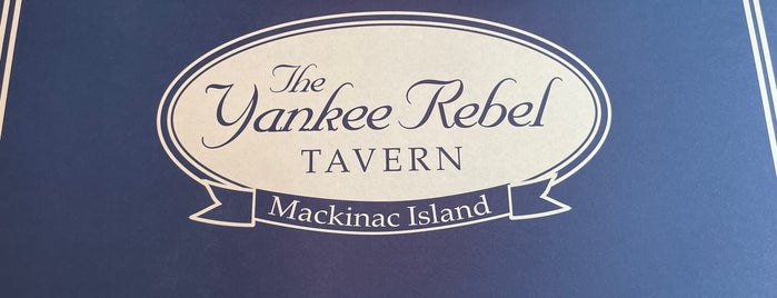 The Yankee Rebel Tavern is one of Mackinac Island Dining Guide for Dummies.