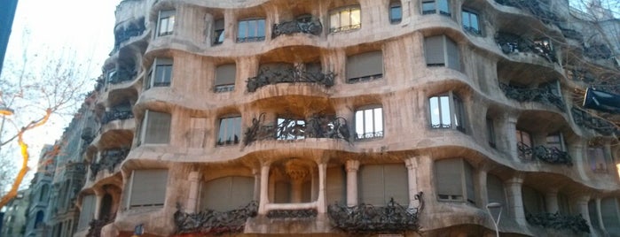 La Pedrera (Casa Milà) is one of Malaga-Barcelona-Milan.