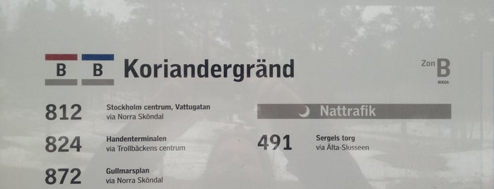 Koriandergränd (B) is one of home.