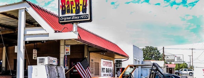 Cooper's Original Pit Bar-B-Q is one of BBQ: Texas.