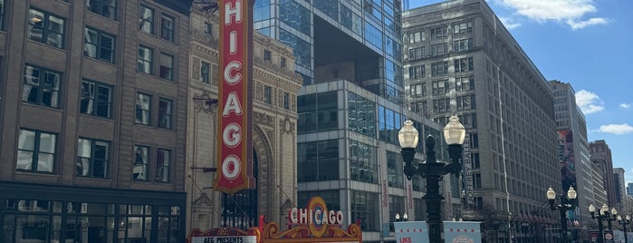 The Chicago Theatre is one of Chicago, IL.