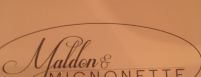 Maldon & Mignonette is one of สถานที่ที่บันทึกไว้ของ Jennifer.