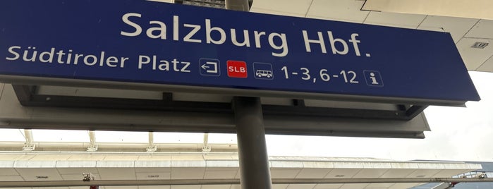 Salzburg Hauptbahnhof is one of 🎩 Salzburg/Berlin.