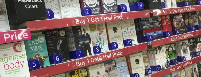 WHSmith is one of Tempat yang Disukai Curt.