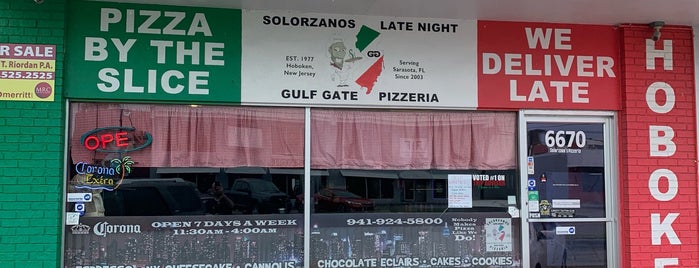 solorzanos late night gulf gate pizzeria is one of Sarasota.