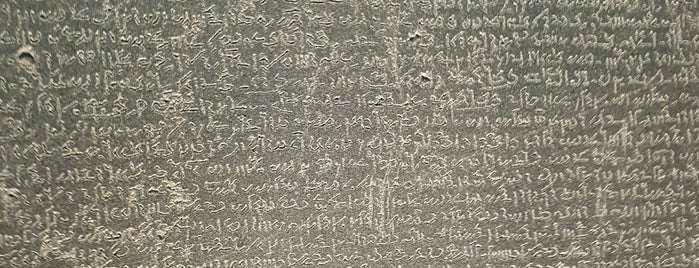 The Rosetta Stone is one of London Scrapbook.