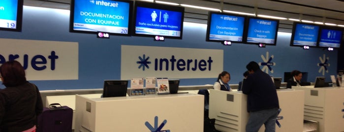 Mostrador Interjet is one of AICM.