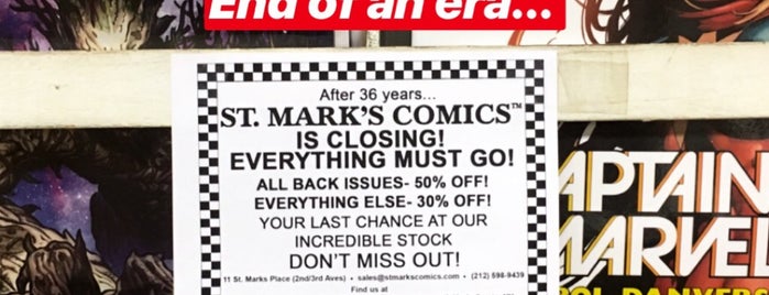 St. Mark's Comics is one of NYC.