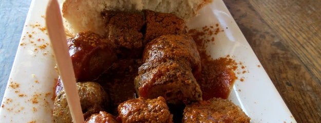 Berlin Currywurst is one of 12 Of The Best Vegan Hot Dogs In Los Angeles.