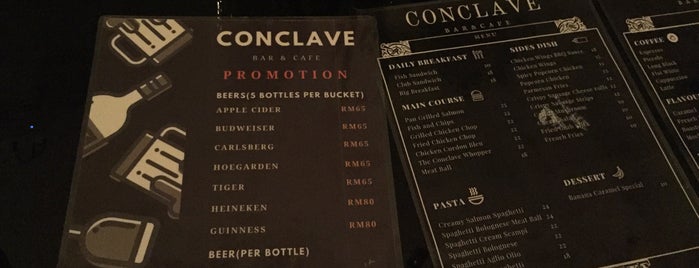 Conclave Bar & Cafe is one of Cafe Hop KL.