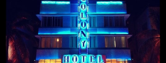 Colony Hotel is one of Miami.
