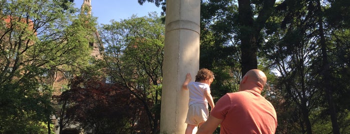 Flagpole Green - Forest Hills Gardens is one of New York's Saved Places.
