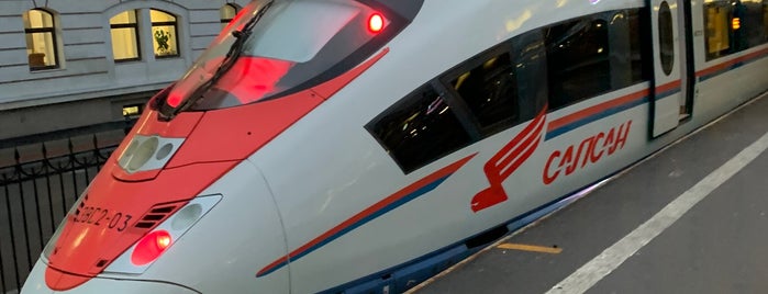 Поезд № 777 «Сапсан» Санкт-Петербург — Москва is one of Darya : понравившиеся места.