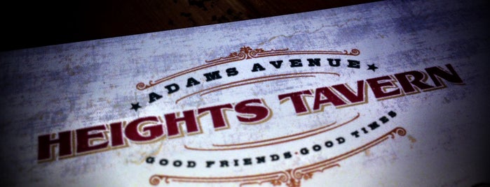 Heights Tavern is one of Drinking Establishments of Uptown & Little Italy.