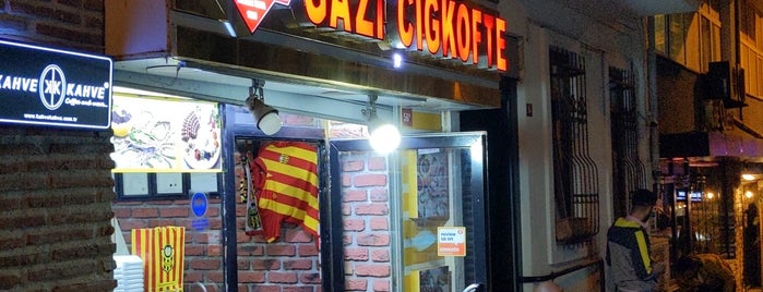 Gazi Çiğköfte is one of Gitmem gereken yerler.